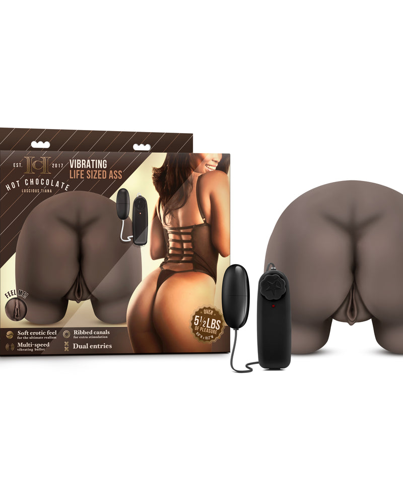Hot Chocolate - Luscius Tiana - Vibrating Life-Sized Ass