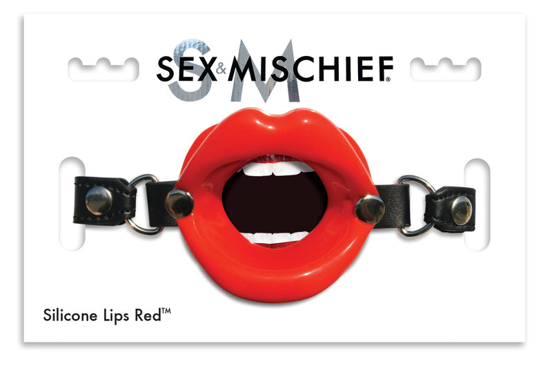 "Sex and Mischief Silicone Lips - Red SS099-43"