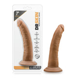 Dr. Skin - 7 Inch Cock With Suction Cup - Mocha