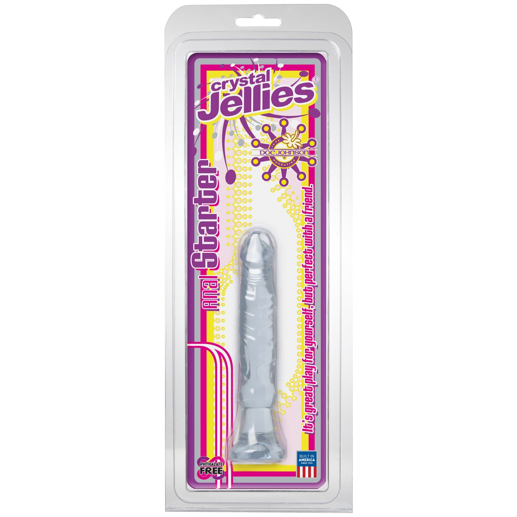 "Crystal Jellies Anal Starter - Clear DJ0284-02"