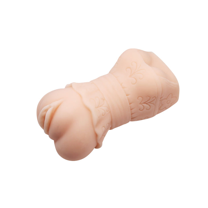 "Crazy Bull No Lube Masturbator Sleeve - Realistic Pussy Skin-Like Texture BM-009202K"