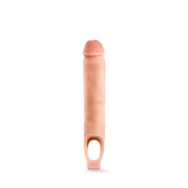 Performance Plus - 11.5 Inch Silicone Cock Sheath Penis Extender - Vanilla