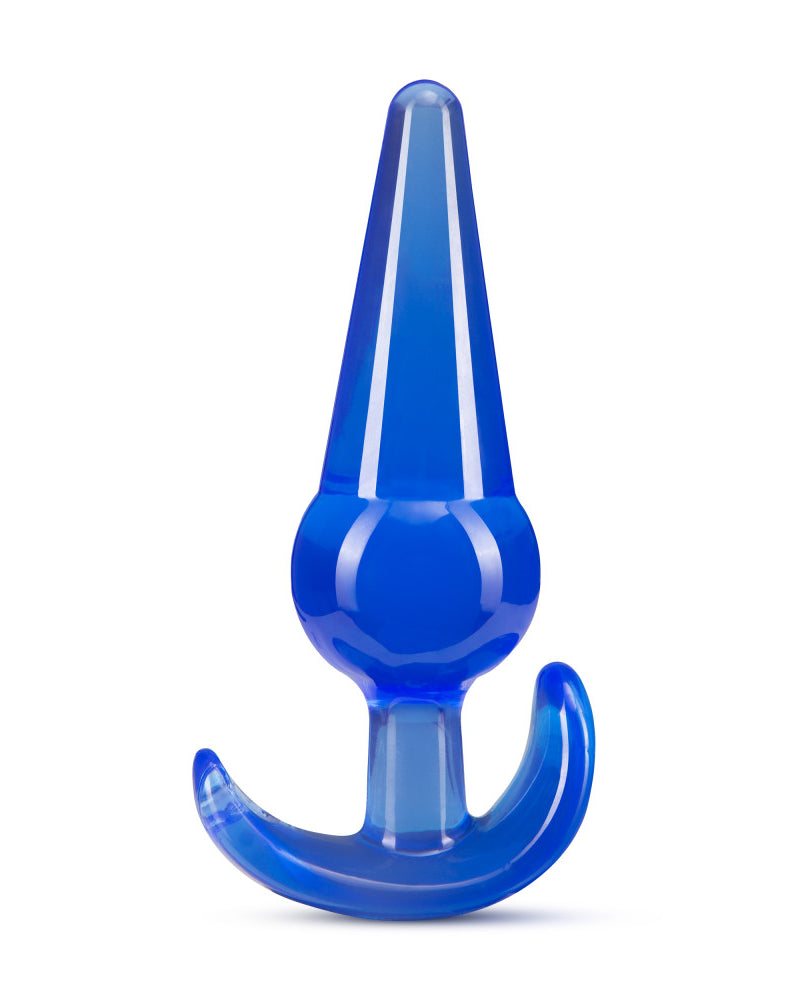 "B Yours - Large Anal Plug - Blue BL-24212"