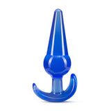 "B Yours - Large Anal Plug - Blue BL-24212"