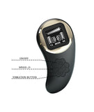 Nathan Double Pleasure Remote Control Vibrator - Black