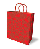 "Glitter Heart Gift Bag - Red LG-LGP026"