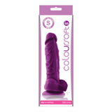 Coloursoft 5 Inch Soft Dildo - Purple