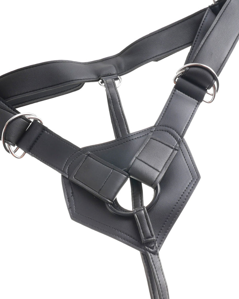 King Cock Strap-on Harness with 7 Inch Cock - Tan
