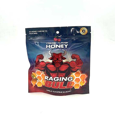 "Raging Bull Male Enhancement - 12 Sachets Display - Cherry Honey CG-RBH2"