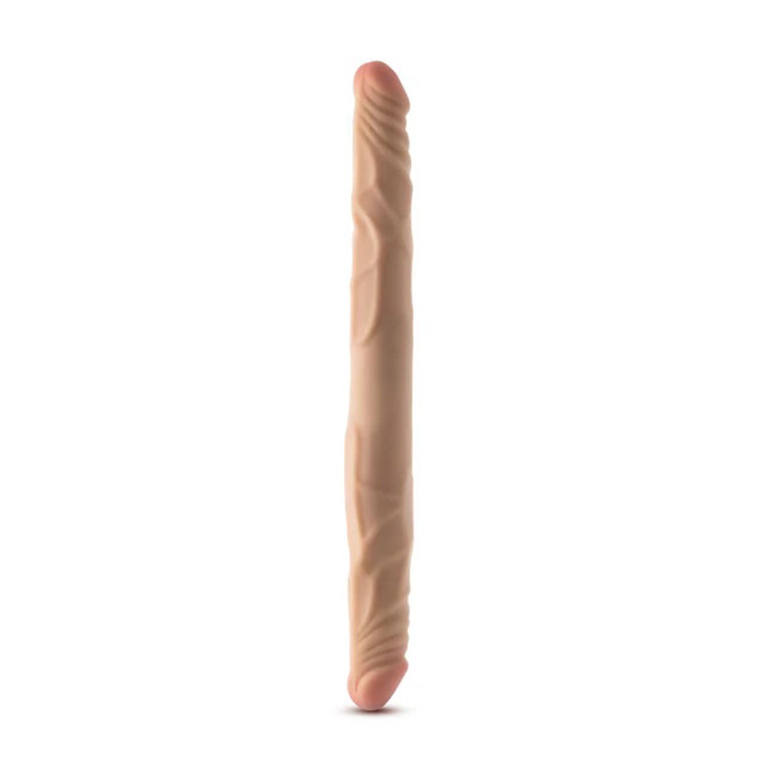 Dr. Skin Plus - 14 Posable Double Dong - Beige