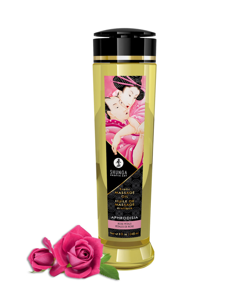 "Massage Oils - Aphrodisia - 8 Fl. Oz. Rose Petals SHU1200"