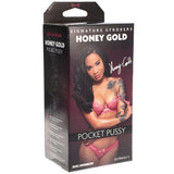 "Signature Strokers - Honey Gold - Ultraskyn Pocket Pussy DJ5510-22-BX"