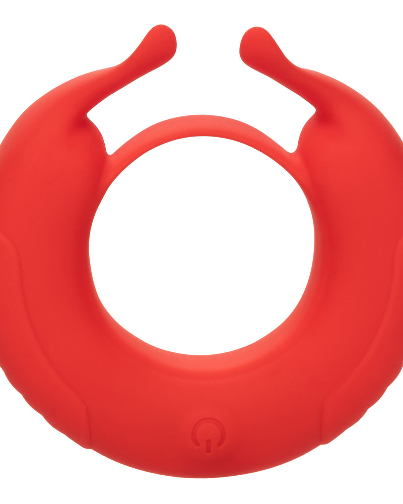 Silicone Rechargeable Taurus Enhancer - Red