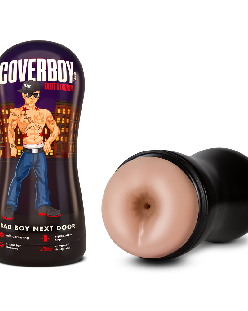 Coverboy - Bad Boy Next Door - Self Lubricating Stroker - Beige