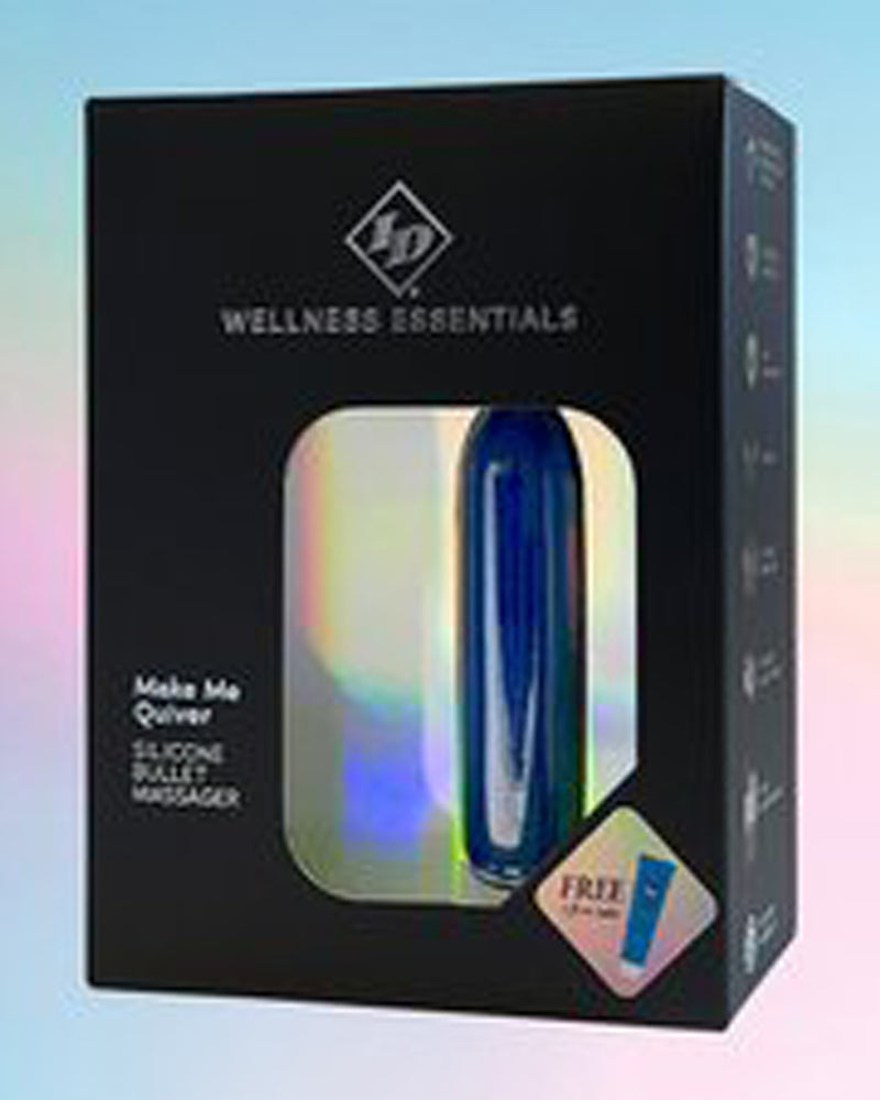 Make Me Quiver Silicone Bullet Massager - Blue