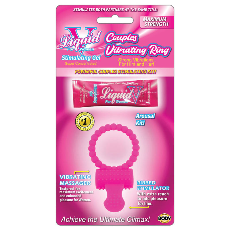 "Liquid v Couples Vibrating Ring Kit BA-LVCVR"