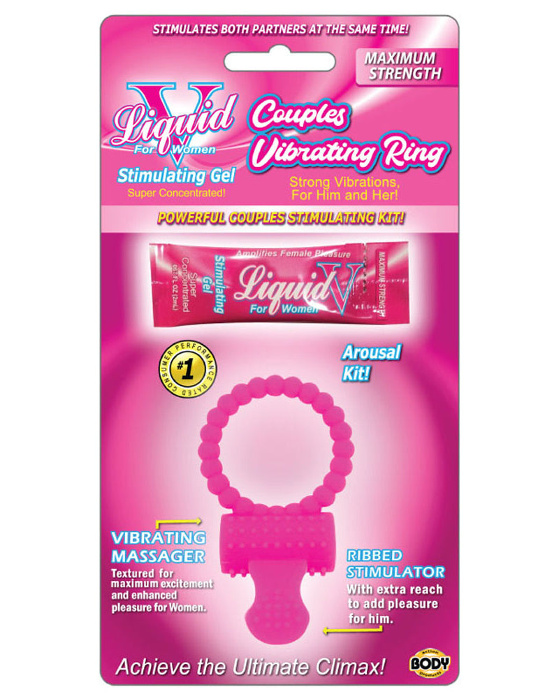 "Liquid v Couples Vibrating Ring Kit BA-LVCVR"