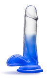 B Yours - Stella Blue - 6 Inch Dildo - Blue