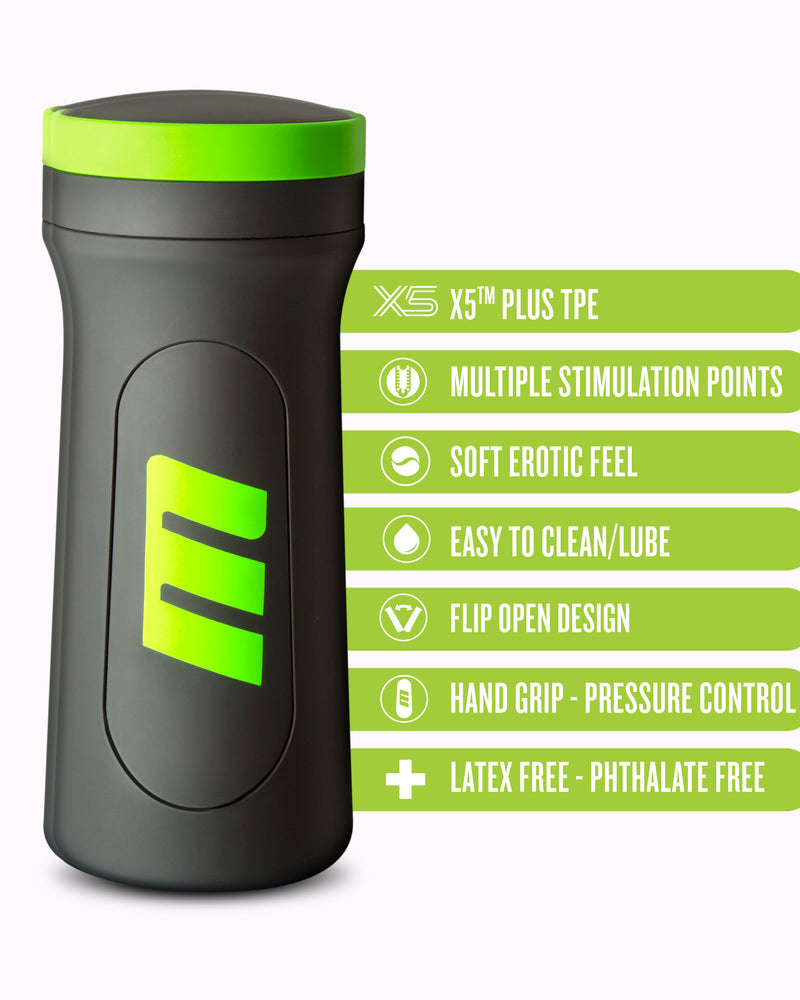 "M for Men - M2 - Male Masturbator Cup - Black BL-83005"