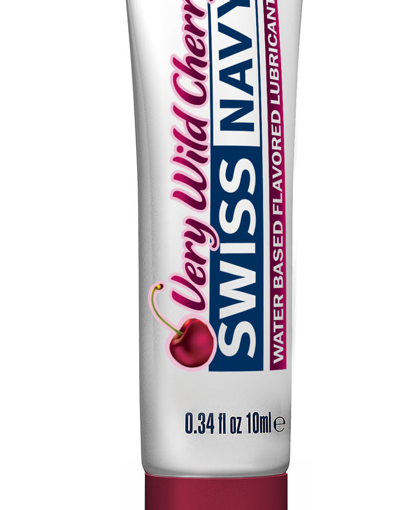 "Swiss Navy Wild Cherry Water-Based Lubricant 10ml MD-SNFVWC10ML"
