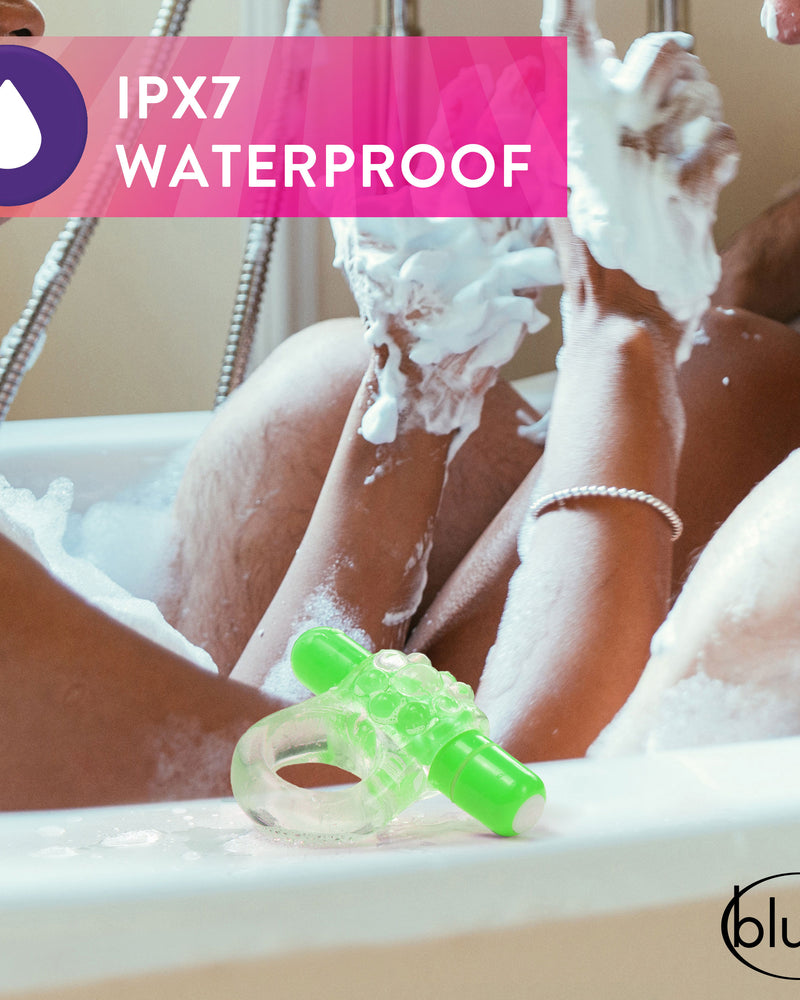 "Play With Me  Teaser Vibrating C-Ring  Green BL-74122"