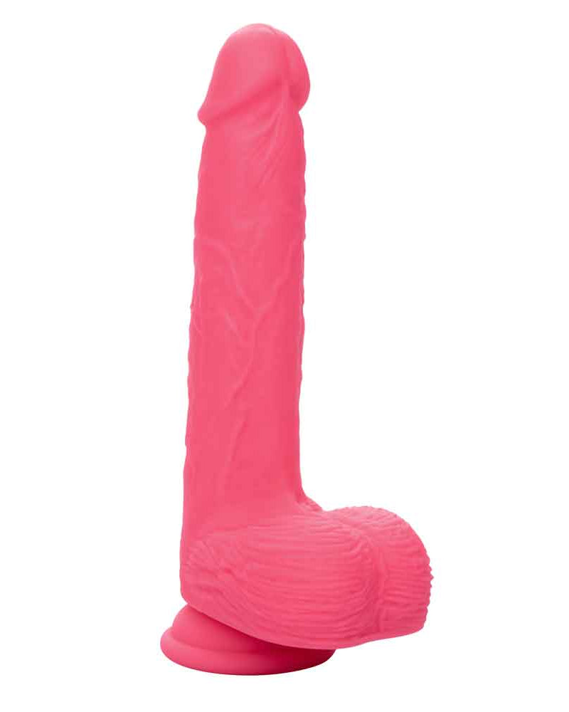 Rechargeable Rumbling and Thrusting Silicone Studs - Pink
