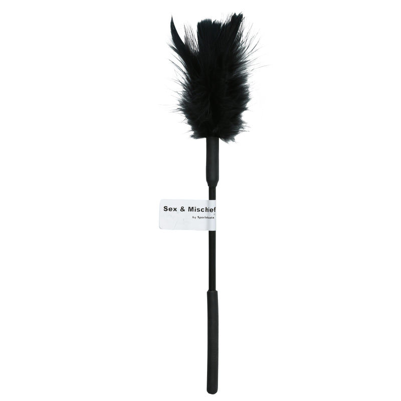 "Sex and Mischief Feather Tickler - Black SS100-70"