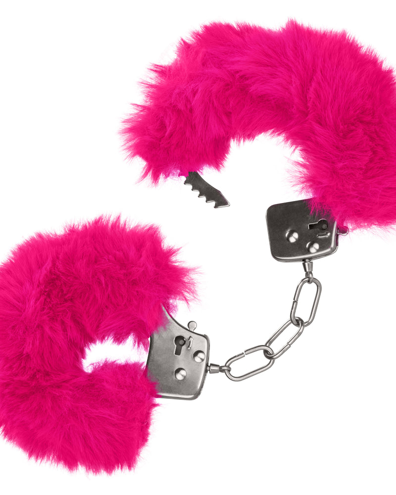 Ultra Fluffy Furry Cuffs - Pink