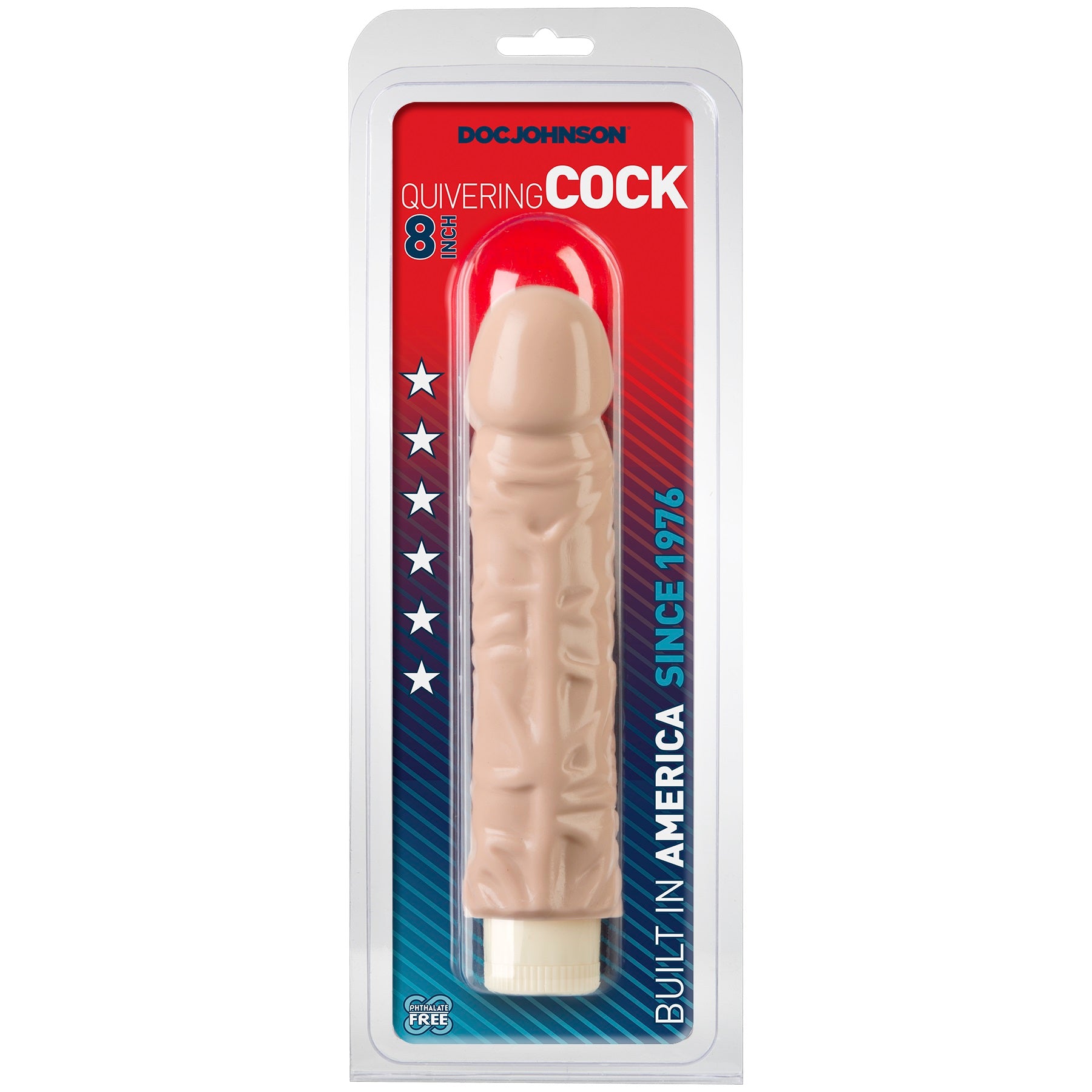 "Quivering Cock 7 Inch - White DJ0418-01"