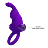 Pretty Love Vibrant Penis Ring I - Purple