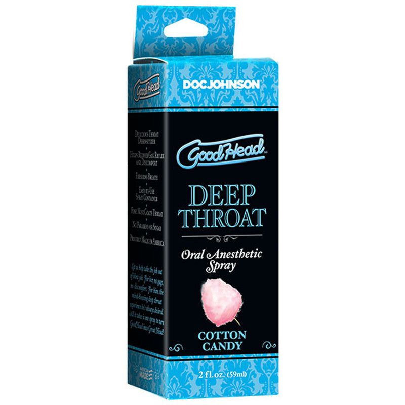 "Goodhead - Deep Throat Spray - Cotton Candy - 2 Fl. Oz. DJ1360-44-BX"