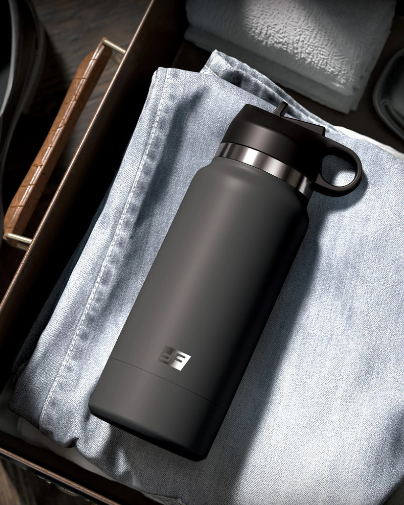 "Fuck Flask - Secret Delight - Grey Bottle - Brown PDRD628-29"