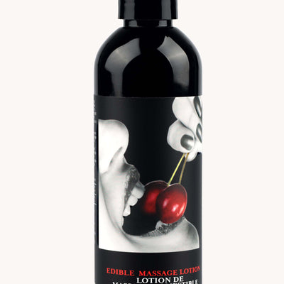 "Edible Massage Lotion - Cherry - 8 Fl. Oz. EB-MLE001"