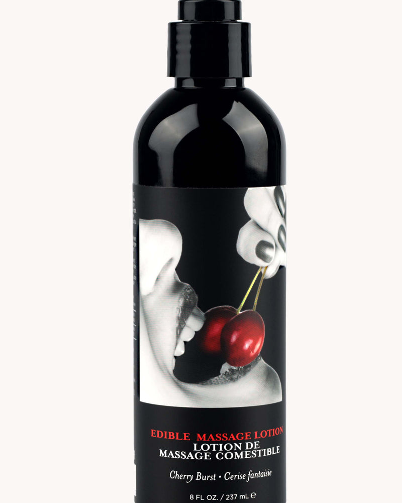 "Edible Massage Lotion - Cherry - 8 Fl. Oz. EB-MLE001"
