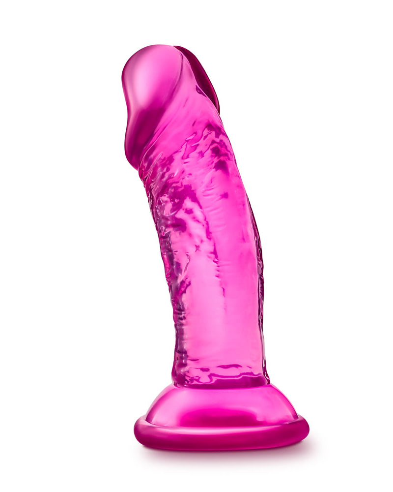 B Yours - Sweet n' Small 4 Inch Dildo With Suction Cup - Pink