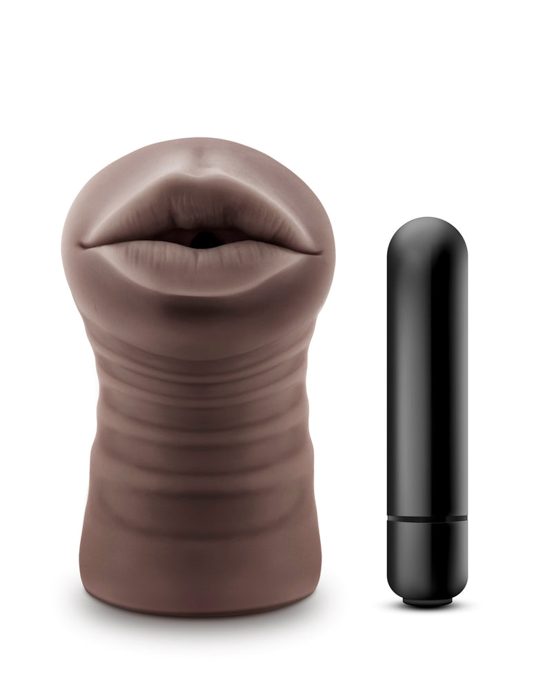 Enlust - Krystal - Vibrating Stroker - Brown