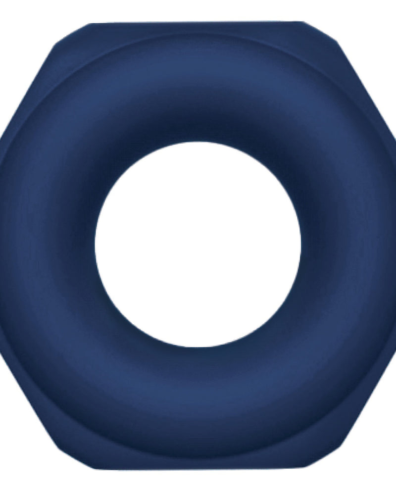 "Screw You Cock Ring - Blue IDDWTY29C2"