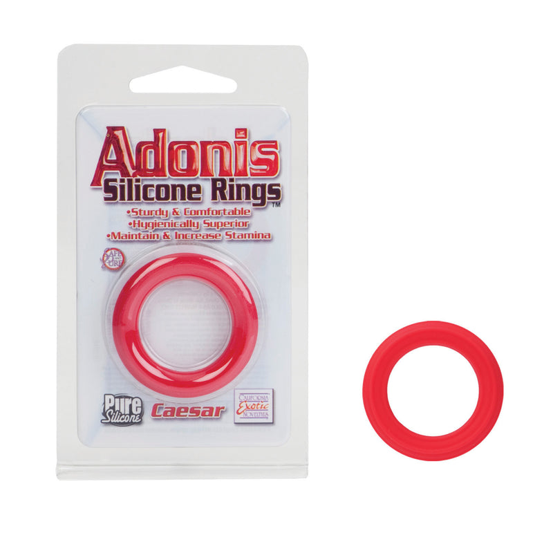 "Caesar Silicone Ring - Red SE1368102"