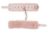 Peaches N Creame Fur Handcuffs - Pink