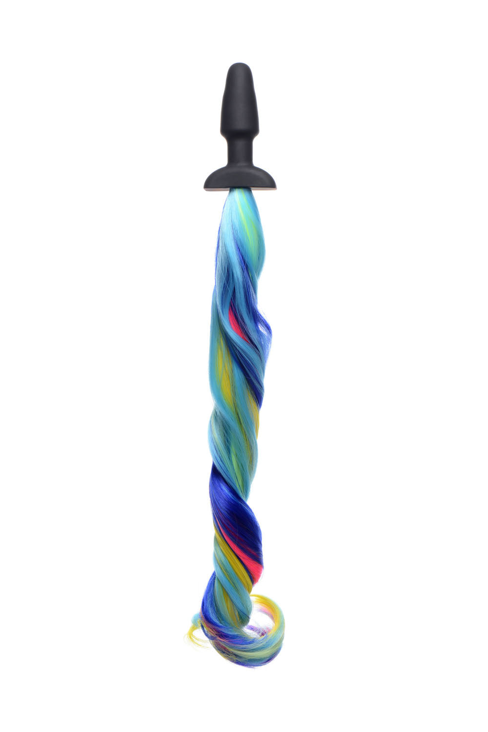 "Rainbow Pony Tail Anal Plug TZ-AF641"