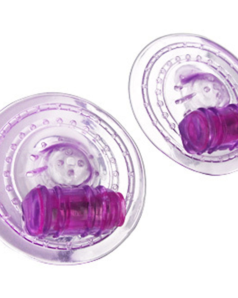 "Razzles Vibrating Nipple Pads - Purple TV-AC695"