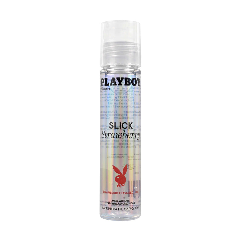 "Playboy Pleasure Slick Strawberry Flavored Lubricant 1 Oz PB-LQ-2208-2"
