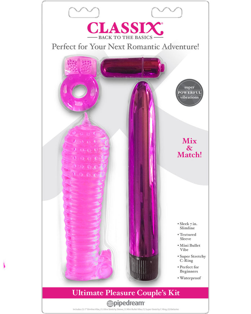"Classix Ultimate Pleasure Couples Kit - Pink PD1993-11"