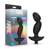 Anal Adventures- Platinum - Silicone Vibrating Prostate Massager 04-Black