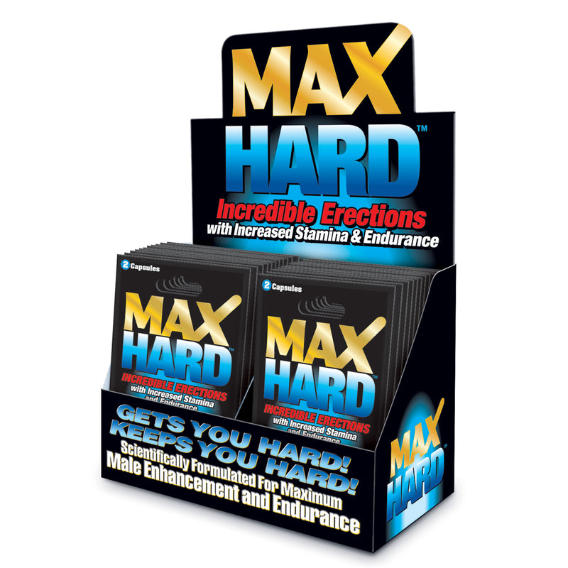 "Max Hard XXX - 24 Packet Display MD-MHXXX24"