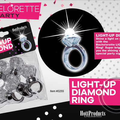 "Light Up Diamond Ring 5 Pk HTP3255"