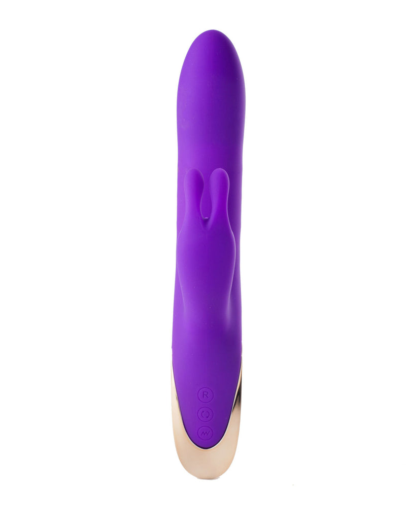 "Karlin USB Rechargeable 10-Function Rabbit Vibrator - Purple MTJM-18103"