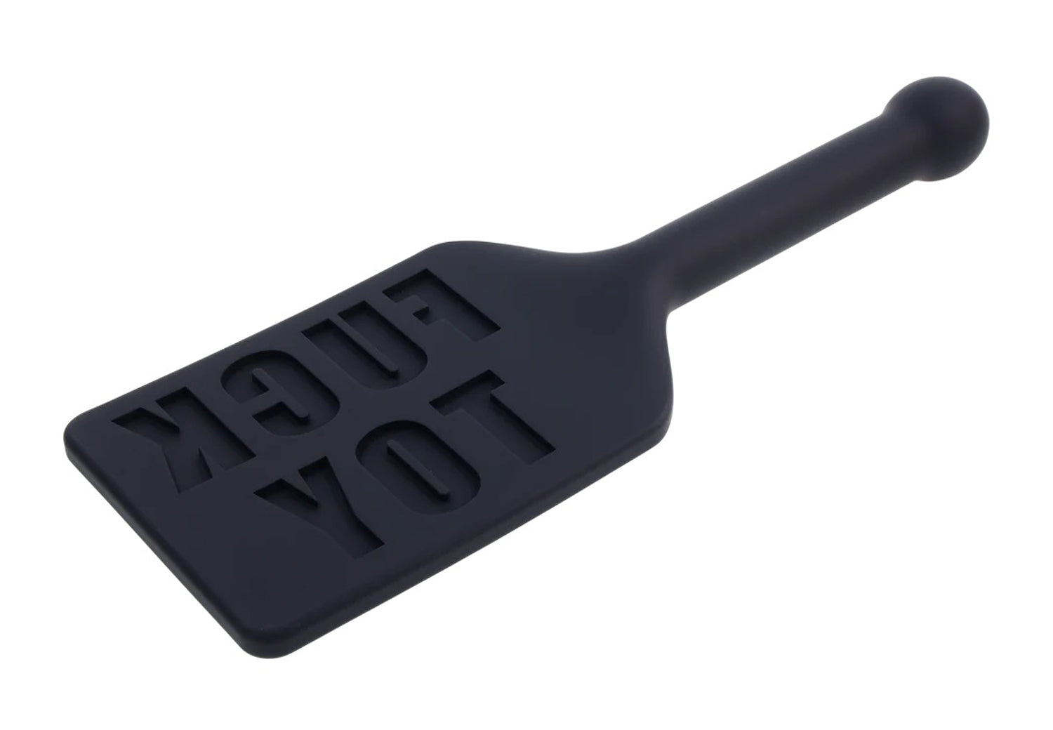 "Edge Fuck Toy Silicone Paddle - Black SS98048"