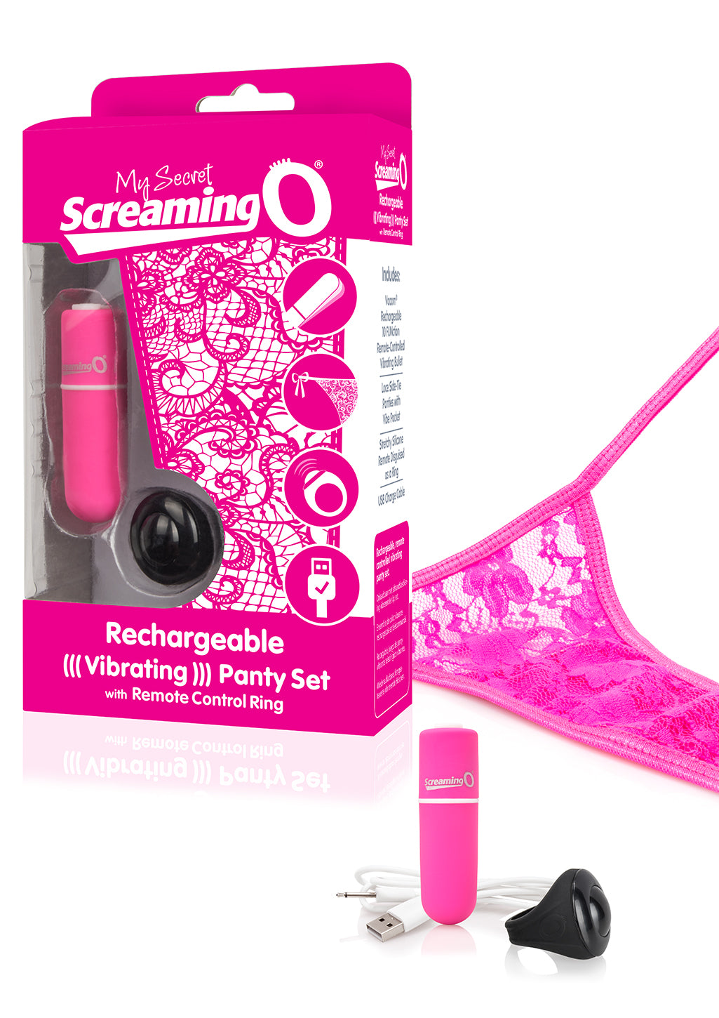 My Secret Charged Remote Control Panty Vibe - Pink