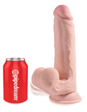 9 Inch Triple Density Cock With Swinging Balls - Light